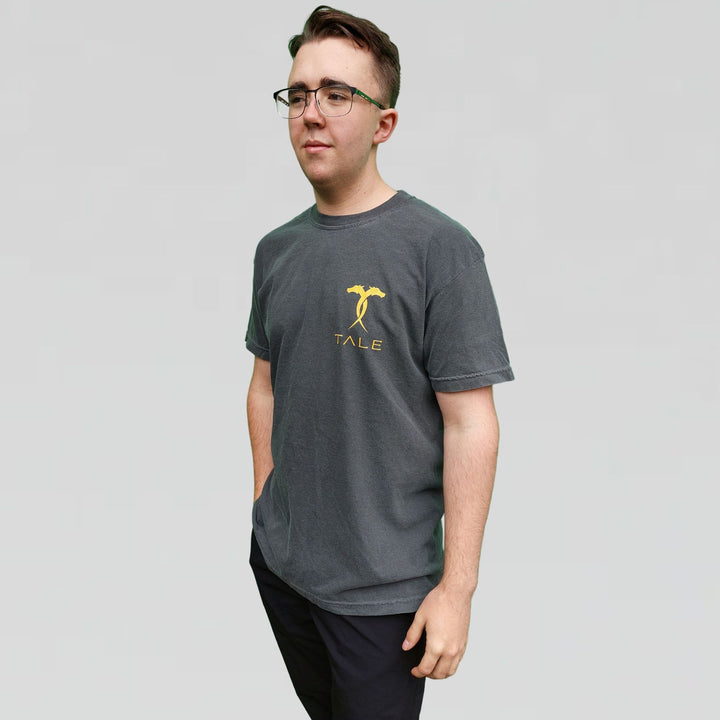 Gold Legacy Emblem T-Shirt, Grey