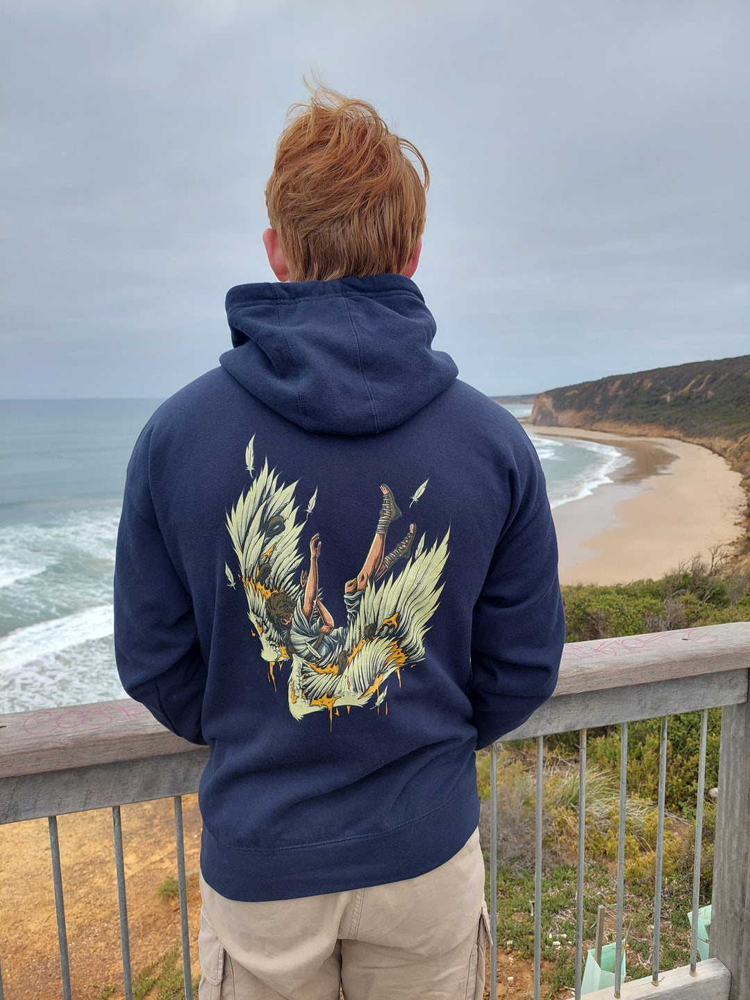 Icarus Hoodie, Navy