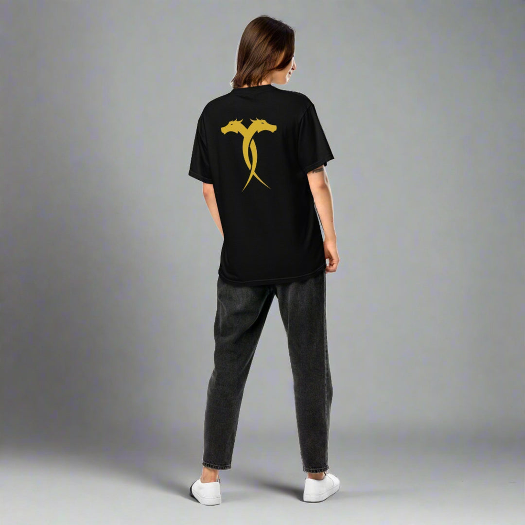 Gold Aura T-Shirt, Black