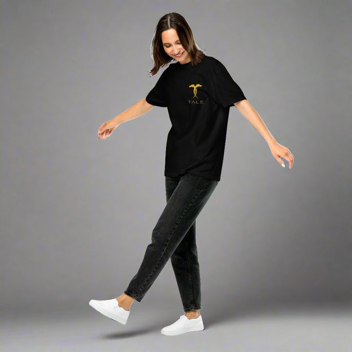 Gold Legacy Emblem T-Shirt, Black