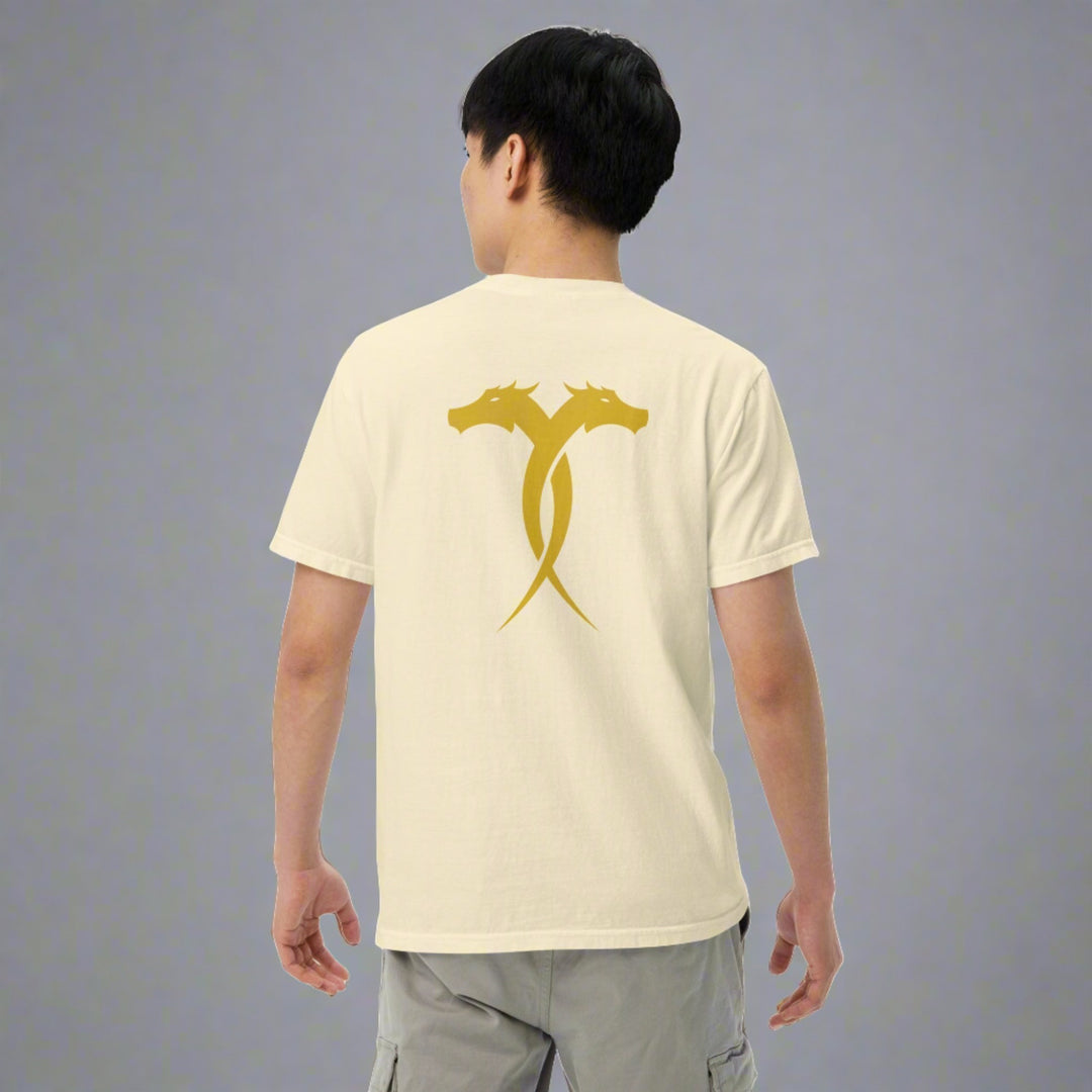 Gold Aura T-Shirt, Cream