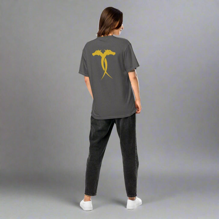 Gold Aura T-Shirt, Grey