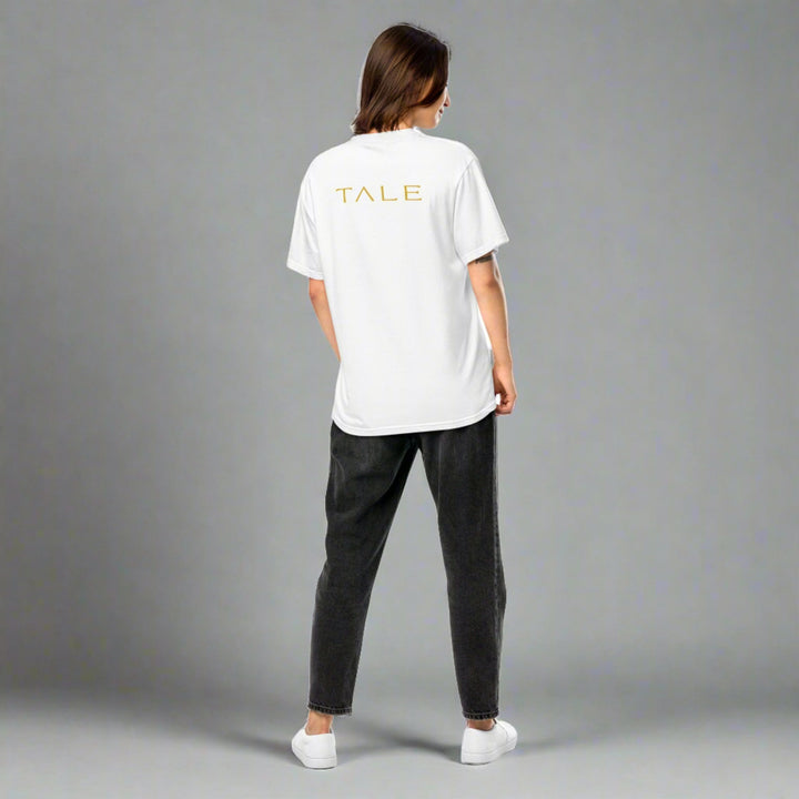 Gold Legacy Emblem T-Shirt, White