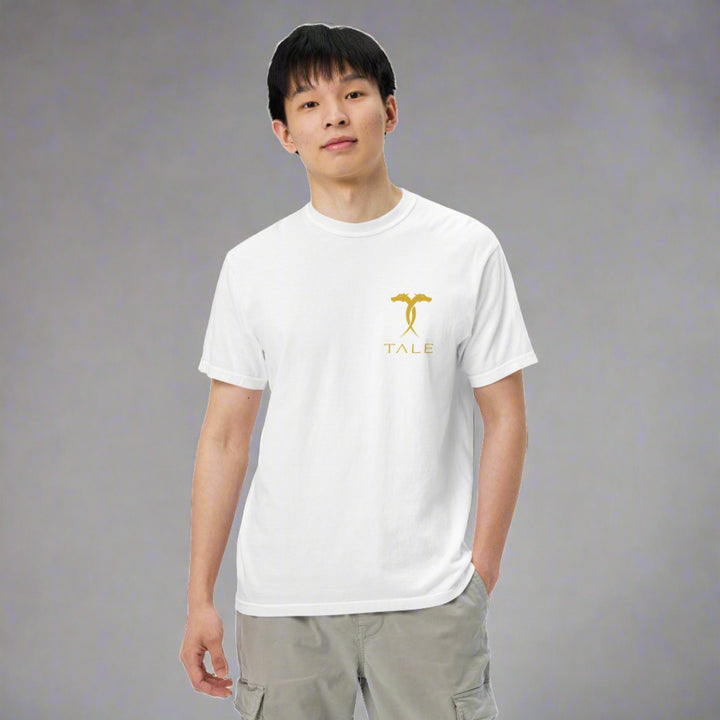 Gold Legacy Emblem T-Shirt, White